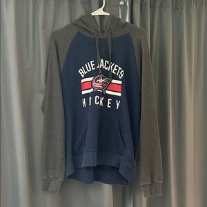 NHL Navy and Gray Hoodie